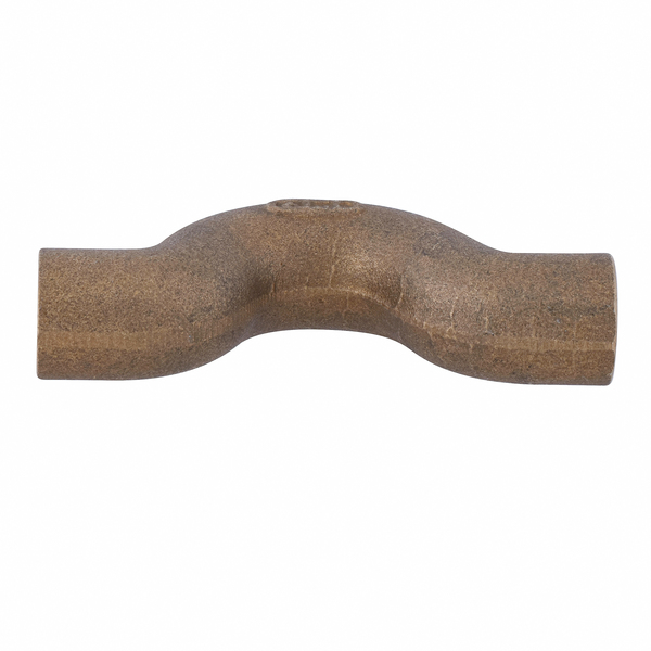 Curva de Transposição Latão Liso Água Quente e Fria 22mm ou 3/4" Ramo