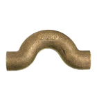 Curva de Transposição Latão Liso Água Quente e Fria 28mm ou 1" Ramo