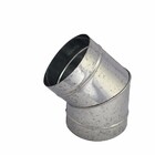 Curva Galvanizada 45° De 200 Mm De Diâmetro