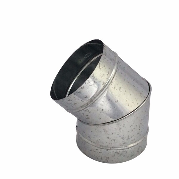 Curva Galvanizada 45° De 200 Mm De Diâmetro