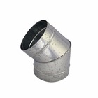 Curva Galvanizada 45° De 255 Mm De Diâmetro