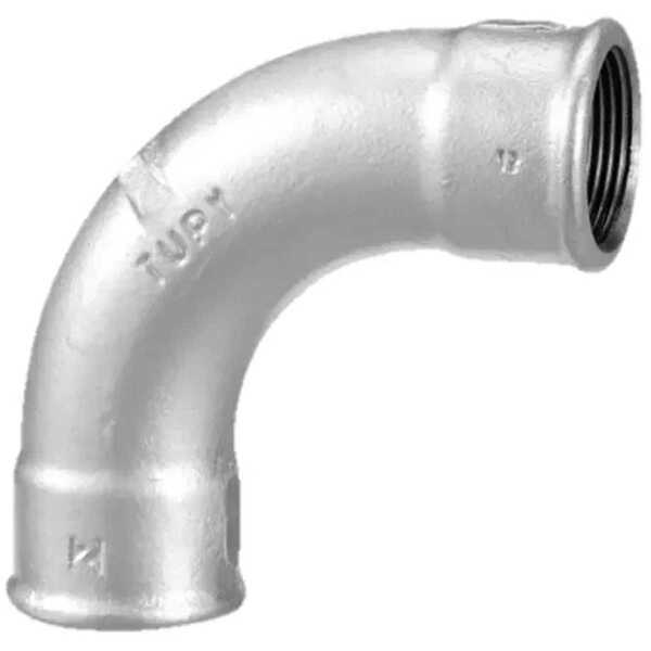 Curva Galvanizada Tupy 90° Fêmea 2 Polegadas Rosca | Leroy Merlin