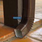 Curva Lateral Alumínio Marrom BellaCalha