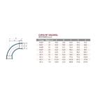 Curva Marrom Para Água - Krona, Tamanho: 40mm