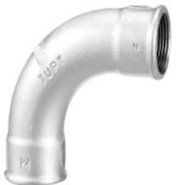 Curva Metal Galvanizado Fêmea 90° 3/4 Tupy Tupi