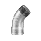 Curva Metal Galvanizado Macho Fêmea 45° 1 Polegada Tupy Tupi