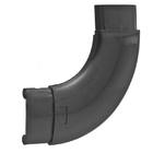 CURVA P/CORRIMAO CHATO NYLON PRETO UNEFIX