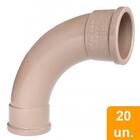 Curva Para Esgoto Plastilit Soldável 90° 20mm Embalagem Com 2