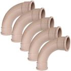 Curva Para Esgoto Plastilit Soldável 90° 60mm Embalagem Com 5