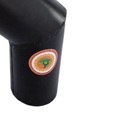 Curva Para Tubo De Chaminé Preto Diâmetro 15cm