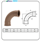 Curva Pvc Soldavel 90 20mm - Amanco