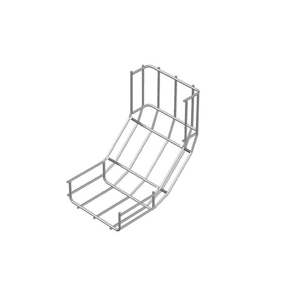 Curva Vertical Interna Galvanizado 90º 100X50mm 3/16 GE Perfil Líder