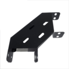 Curva horizontal 90º eletrocalha perfurada 100x50mm cor preta