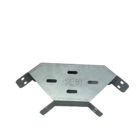 Curva horizontal 90º eletrocalha perfurada 150x100mm pré zinc