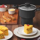 Cuscuzeira 14cm 1,9l Turim Cinza Aluminio Com Revestimento An