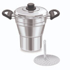 Cuscuzeira Alumínio Polido 14