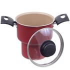 Cuscuzeira Antiaderente Turim 14cm Vermelha Tramontina