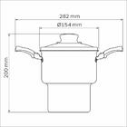 Cuscuzeira Antiaderente Turim 14cm Vermelha Tramontina