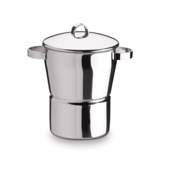 Cuscuzeira Aparelho Para Cuscuz 3lts Alça Inox Fogão Indução