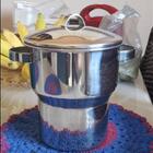 Cuscuzeira Em Inox Forma 3 Litros