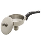 Cuscuzeira Individual De Aco Inox 25 X 12 X 17 5cm Lyor 1972