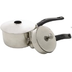 Cuscuzeira Individual De Aco Inox 25 X 12 X 17 5cm Lyor 1972