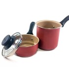 Cuscuzeira Individual Tramontina Antiaderente Turim Vermelha