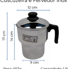 Cuscuzeira Inox 1 3l Com Alça De Baquelite Forma Inox 3072