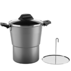 Cuscuzeira Ø16cm 2l Especiarias - Grf Prata