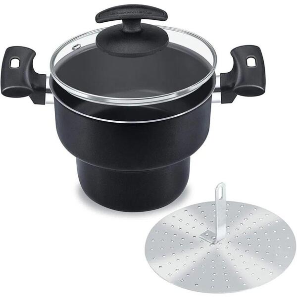 Cuscuzeiro Com Tampa De Vidro 18cm 610018 - Fortaleza