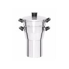 Cuscuzeiro De Alumínio Com Peneira Interna E Tampa