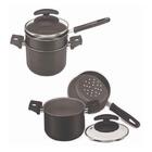 Cuscuzeiro E Caldeirão 12cm C/ Tampa Black 610012 -fortaleza