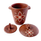 Cuscuzeiro em Cerâmica 23cm altura - Cida Lima