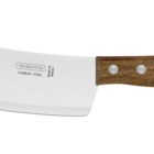 Cutelo 6 Carbono Lamina De Aco Carbono E Cabo De Madeira Tram