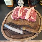 Cutelo Artesanal 8' Churrasco Cabo De Madeira Carne Cozinha B