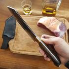 Cutelo Artesanal 8' Churrasco Cabo De Madeira Carne Cozinha B