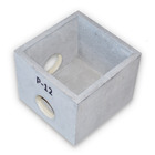CX COLET PLUV CONC 35x35CM 2FURO CONCREB