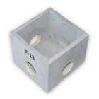 CX COLET PLUV CONC 35x35CM 3FURO CONCREB