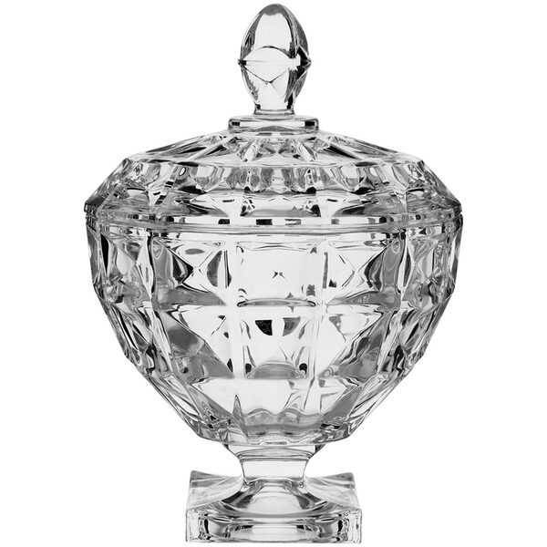 Dalia Potiche Bomboniere 24x18x18cm Cristal Eco Transparente