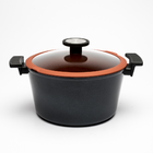 De Chef - Caçarola 20cm/2,2l - Indução, Neoflam, Cor Preta, A