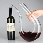 Decanter De Cristal Em U - Decantador Para Vinho Tinto