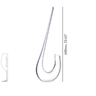 Decanter Riedel Winewings 60cm 850ml Swan Decantador Vinho