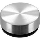 Decanter Vinho 18x17x17cm 1,8l Vidro Transparente Tampa Inox