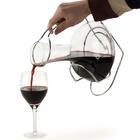 Decanter Vinho Gourmet 900ml Com Suporte Aramado Cromado Dec