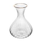 Decanter Wolff Cristal Ecológico C/fio De Ouro Optic 1,5l