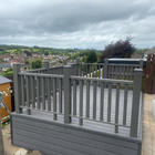 Deck Área Externa Em Wpc Cinza Claro 290cm X 15cm Rm Decor