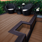 Deck Área Externa Em Wpc Cor Teca 290cm X 15cm Rm Decor