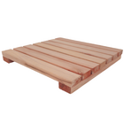 Deck de Eucalipto 30x30cm Bege e Marrom MD607 Massol