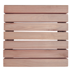 Deck de Eucalipto 30x30cm Bege e Marrom MD607 Massol