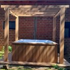 Deck De Madeira Ecológica 290cm X 14,60cm 2,4cm Espessura For